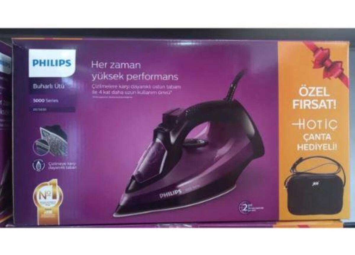 Philips Ütü Steamglide İron Buharlı Dst5030/80+ Çanta