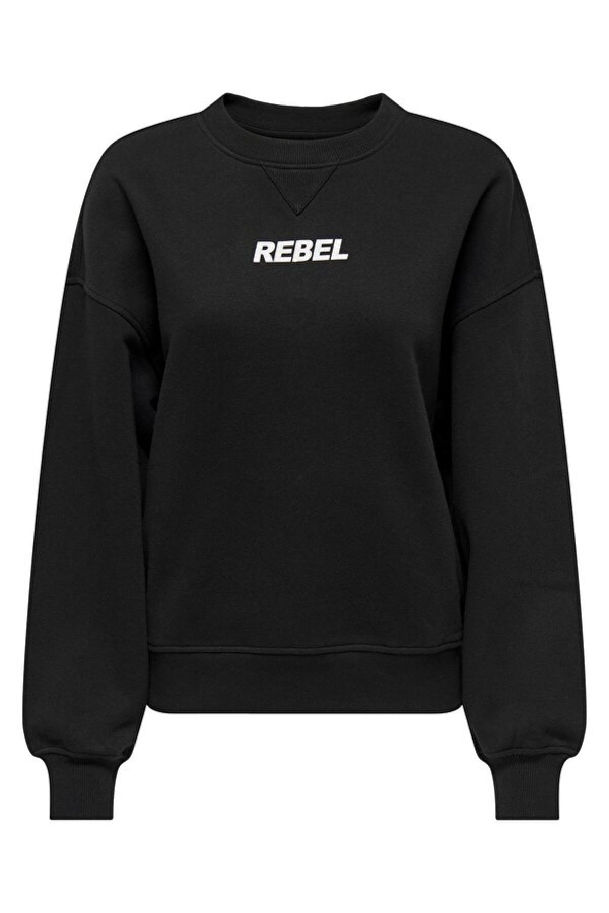 Only Sweatshirt 15329876 Siyah
