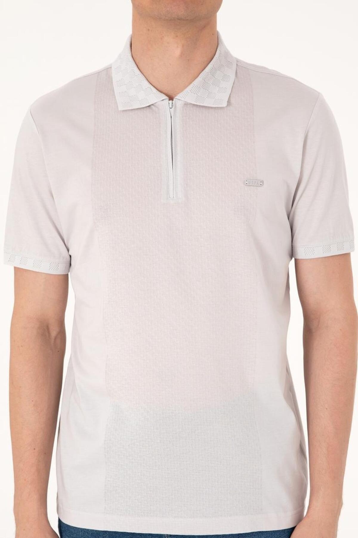 U.S Polo Assn. Tişört 2107318 G081SZ011 Açık Gri