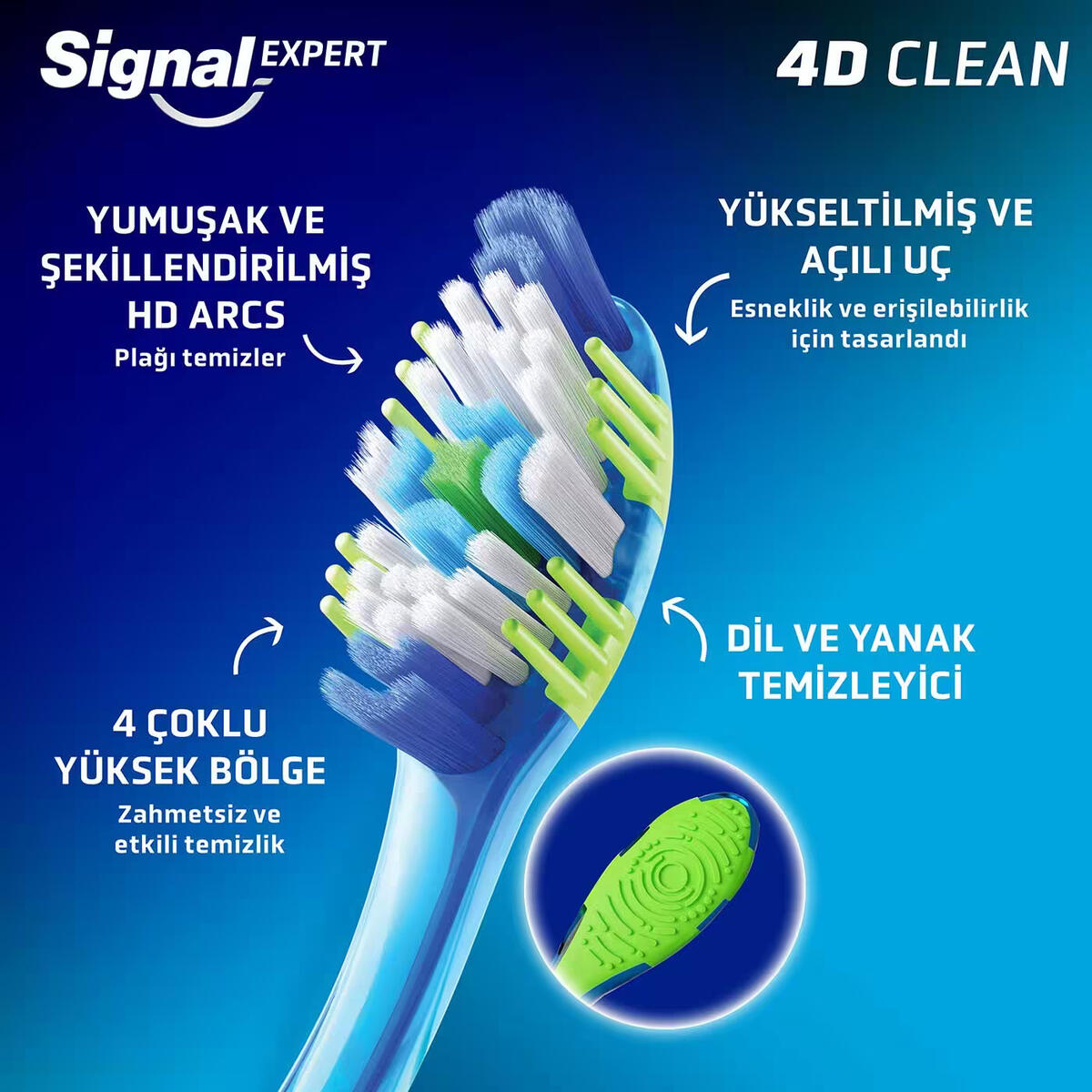 Signal Diş Fırçası 4D Clean Expert