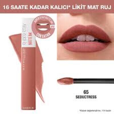 Maybelline Ruj Super Stay Matte İnk No:65 (Dy)