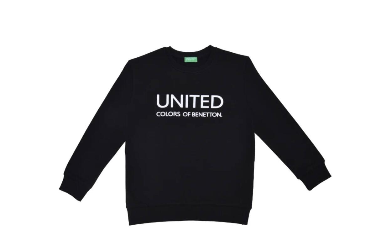 Benetton Sweatshirt BNT-B21877 16030 Siyah