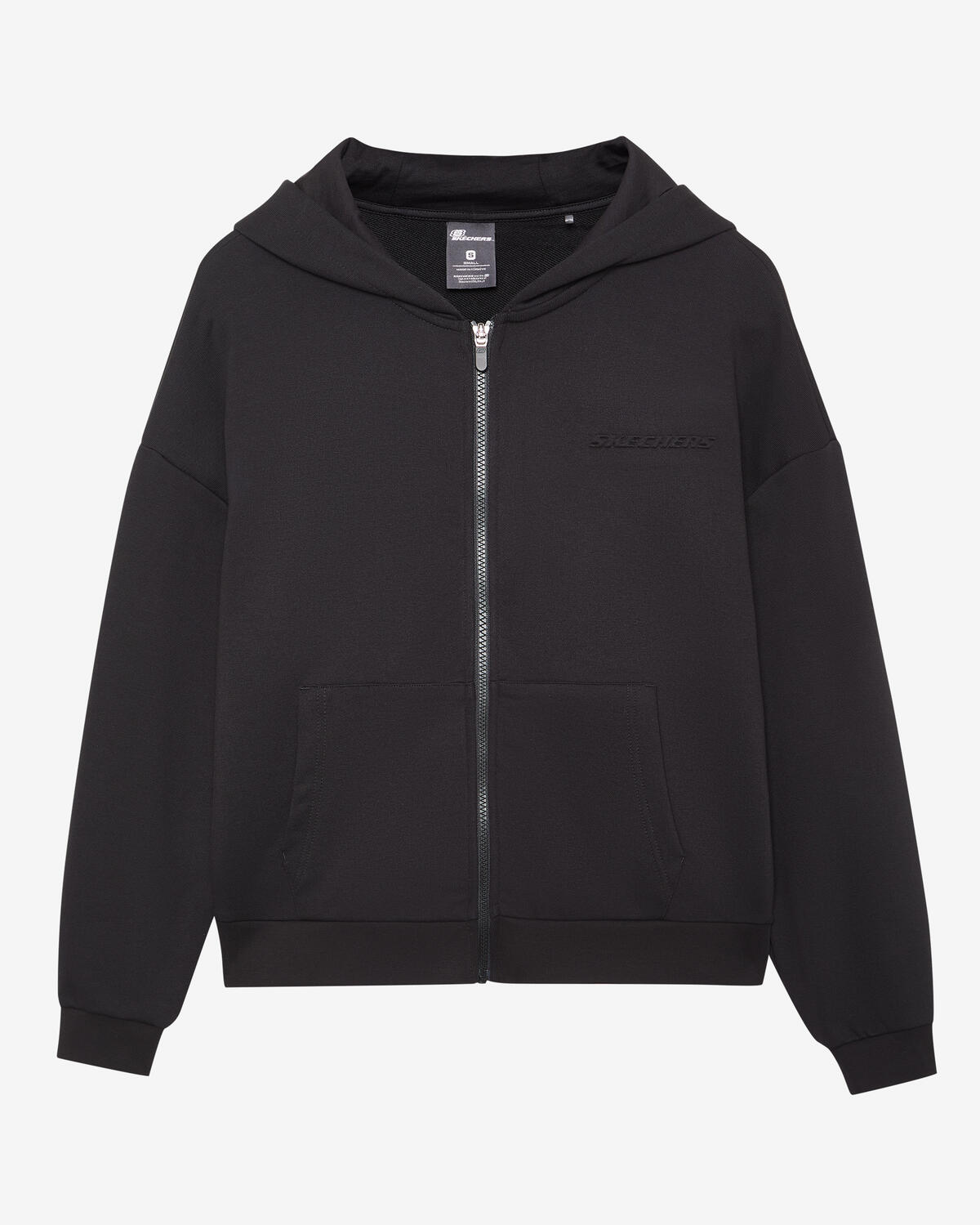 Skechers W Essential Full Zip Hoodie Sweatshirt S242117-001 Siyah