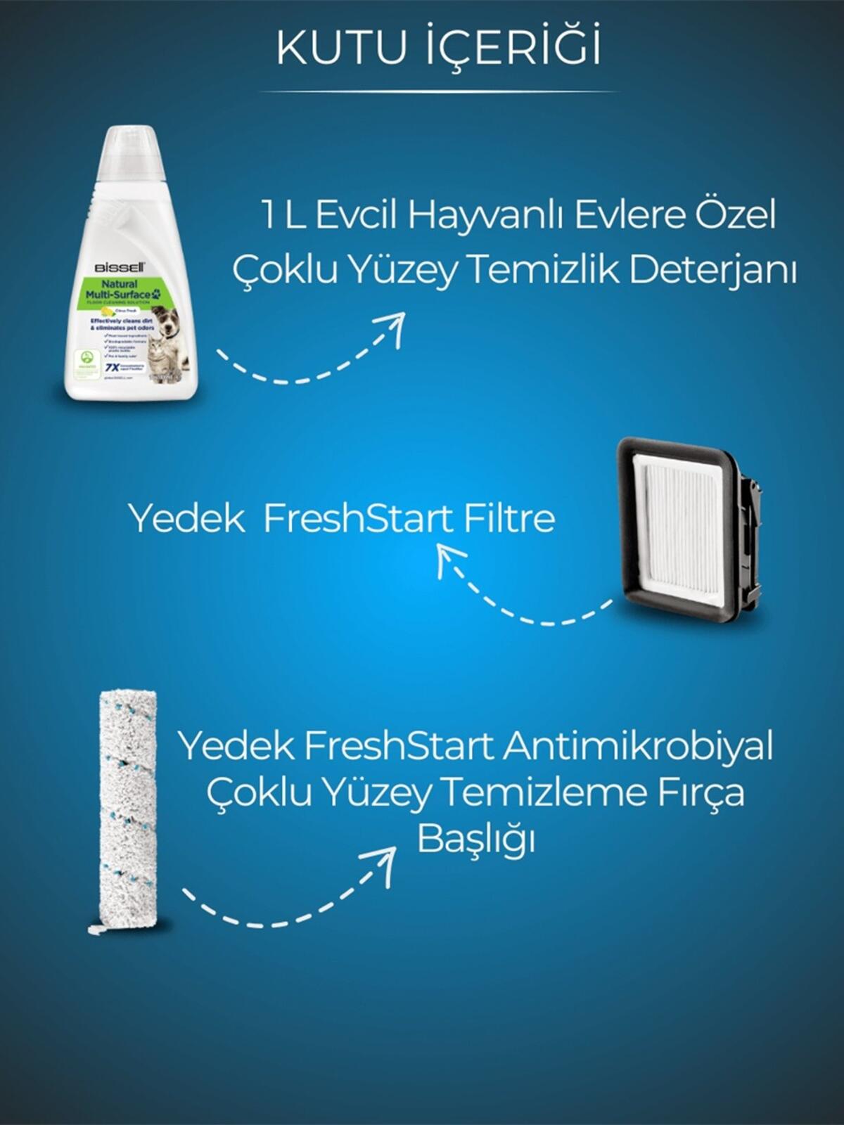 Bissell Crosswave Hydrosteam Petselect 3527N Buharlı Temizleme