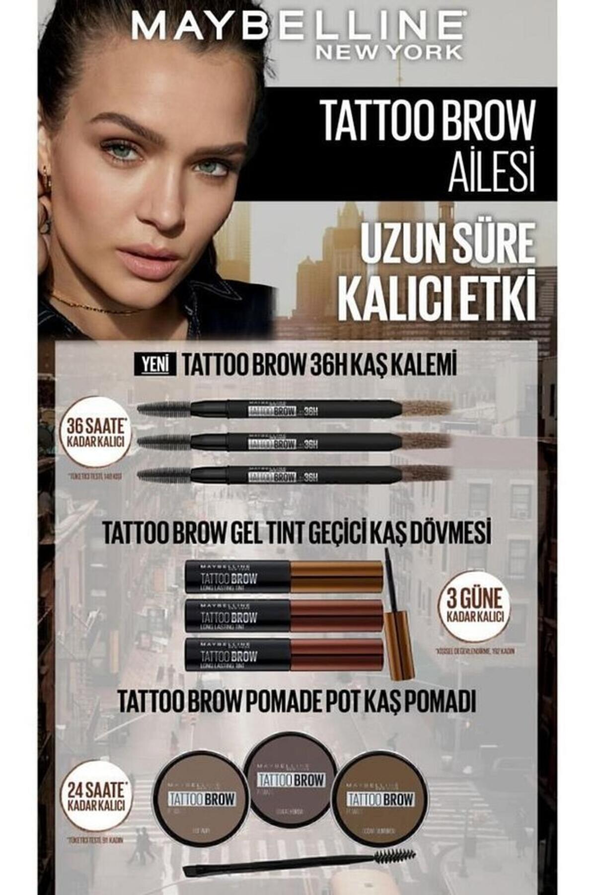 Maybelline Kaş Kalemi Tattoo Brow 36H No:05 Medium Brown