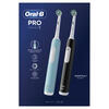 Oral-B Şarjlı Diş Fırçası Pro Series 1 İkili Paket Mavi-Siyah