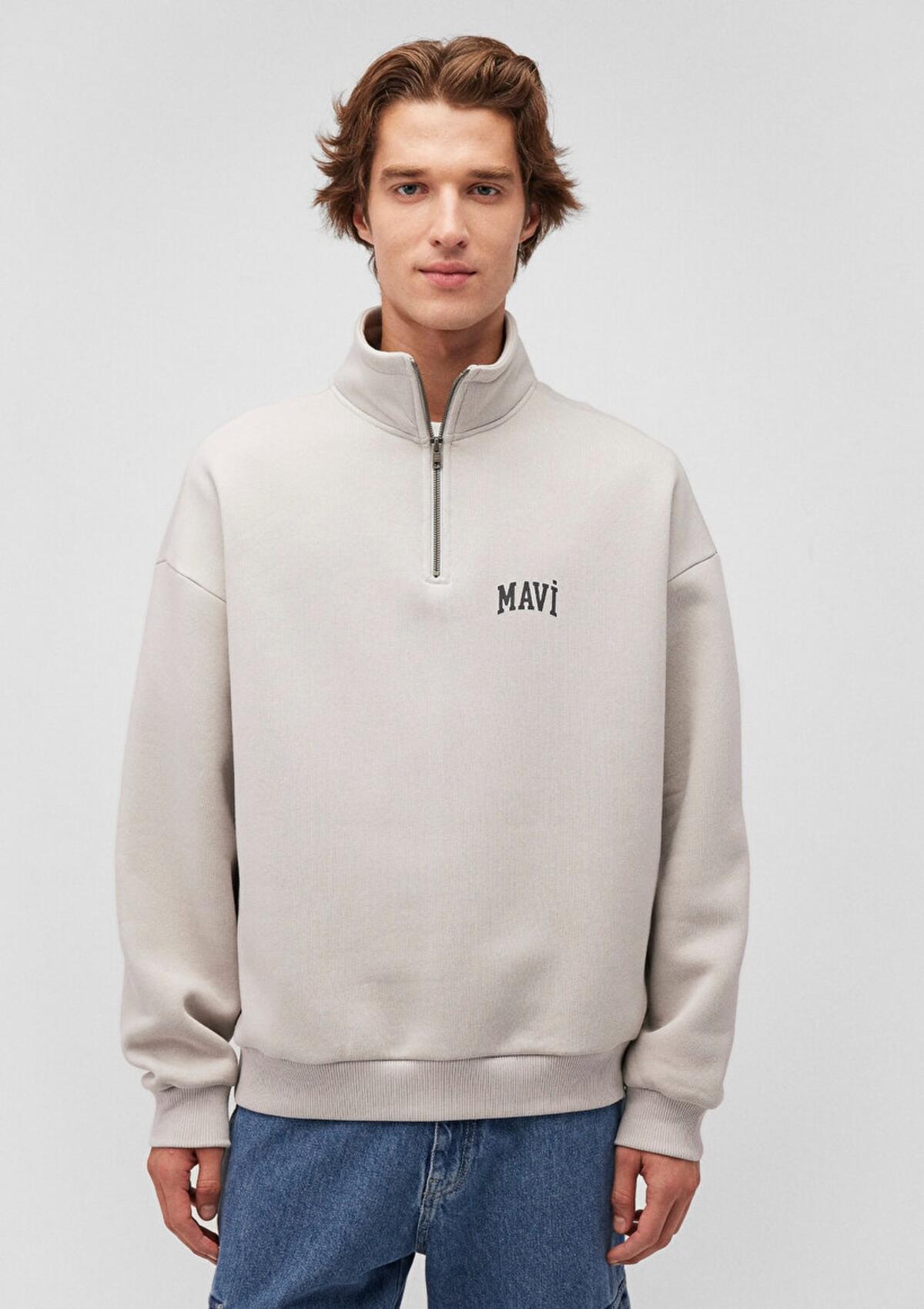 Mavi Sweatshirt M0S10208-70074 Gri