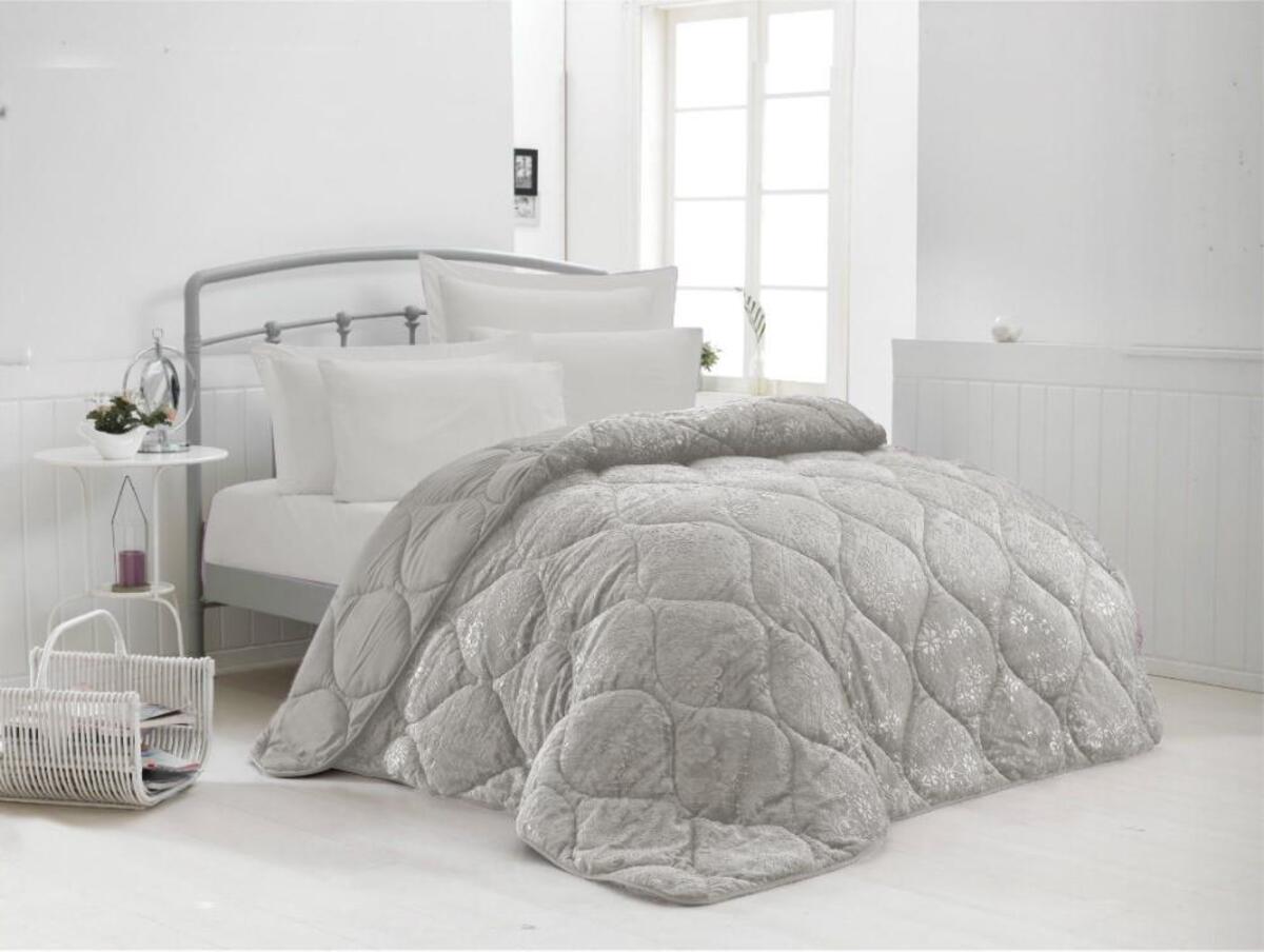 Merinos Yorgan Fashion Micro 195*215 Bade Bej