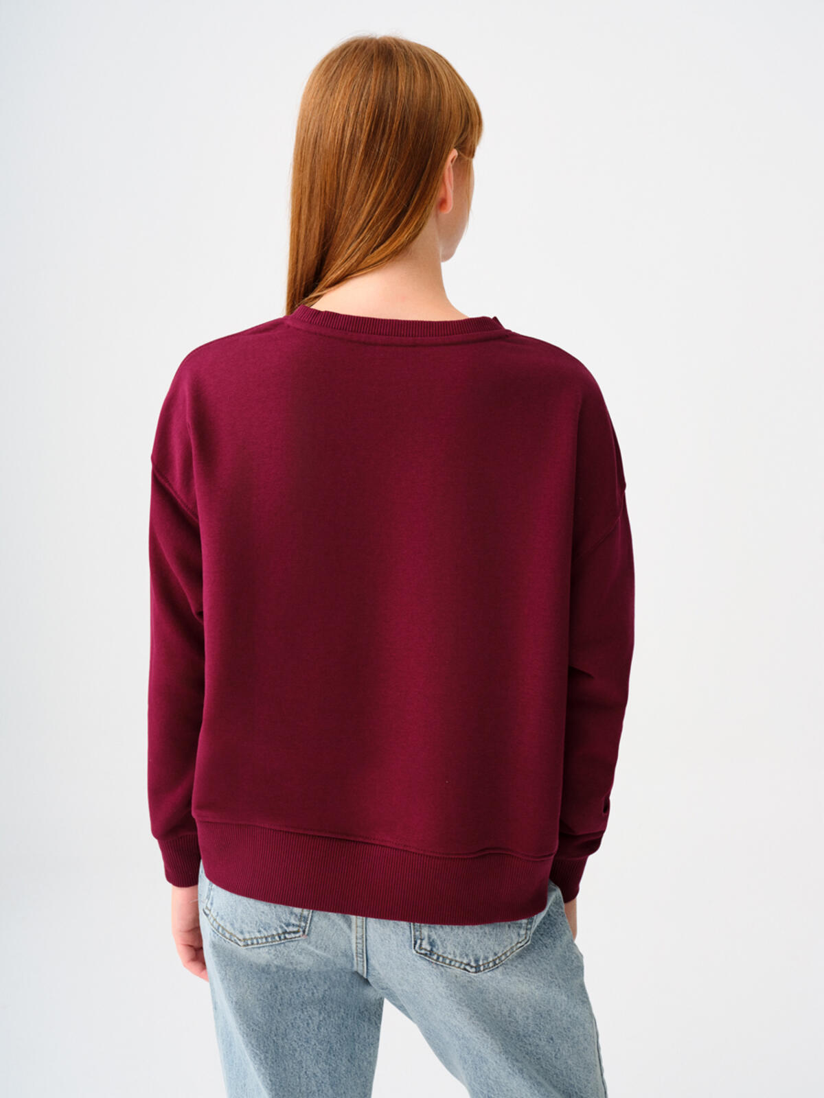 Loft Sweatshirt 2038202 Bordo