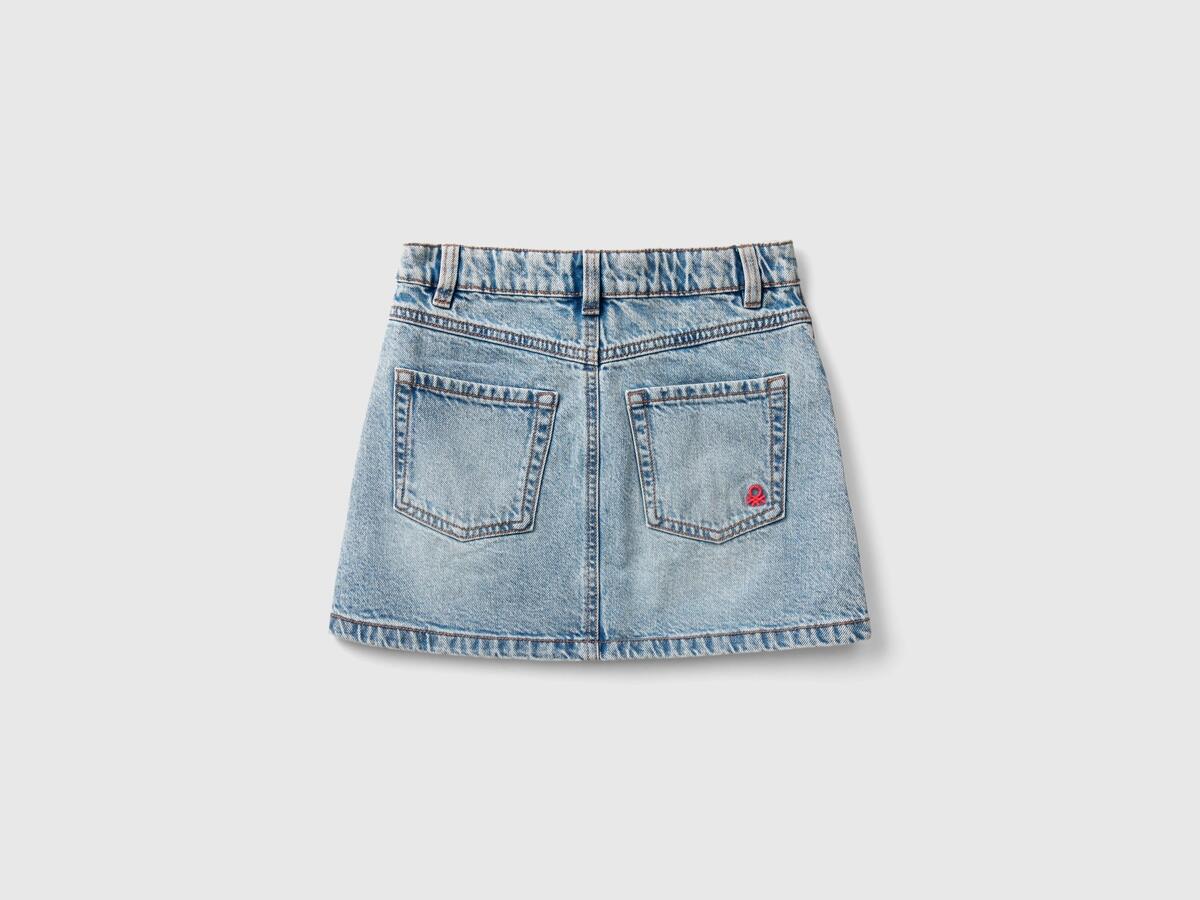 Benetton Etek Kız Çocuk 4R76C001O Mavi