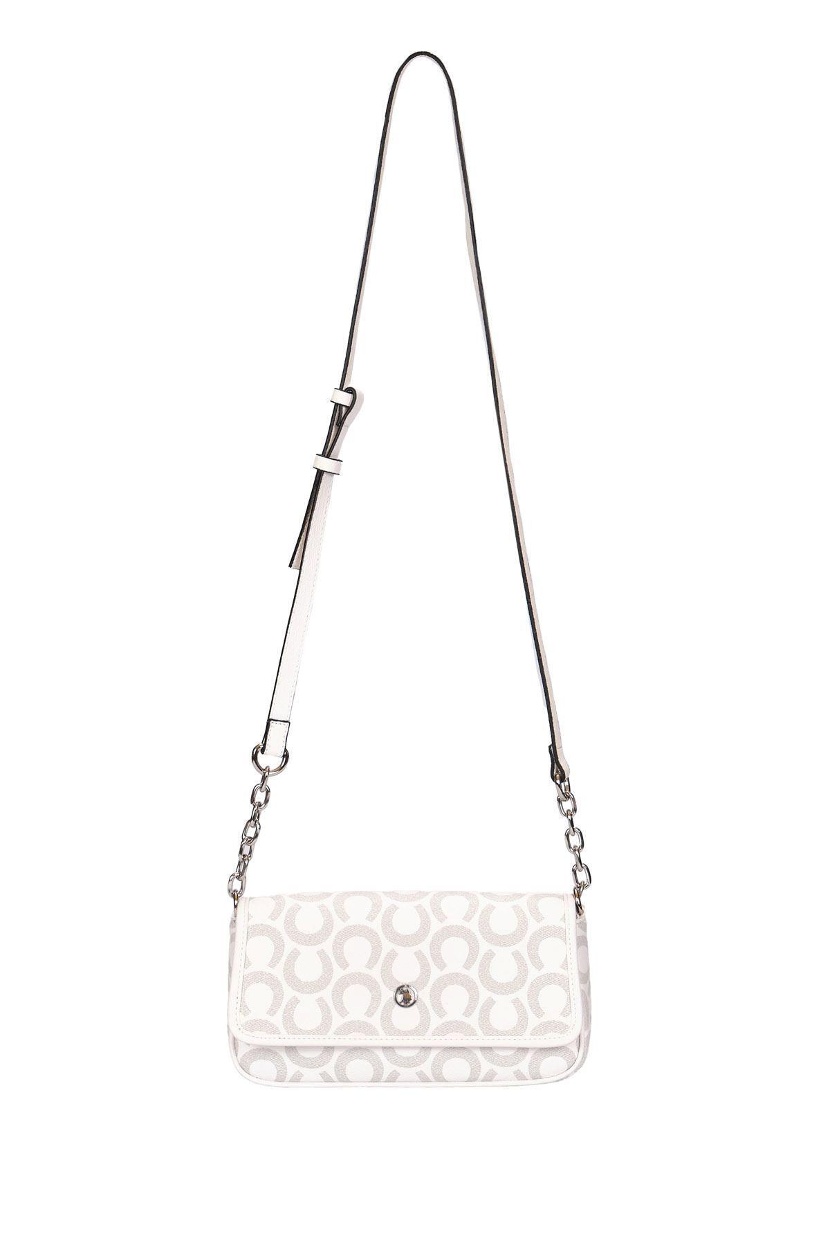 U.S. Polo Assn. Çapraz Çanta US24196 Beyaz-Gri