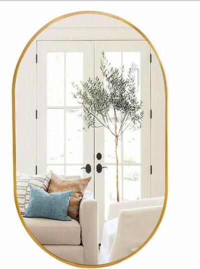 Perotti Ayna Duvar Oval Riflesso 50*70 cm 17201