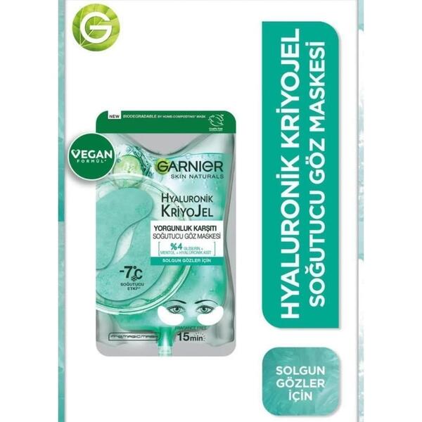 Garnier Kağıt Göz Maskesi Cryo Jelly