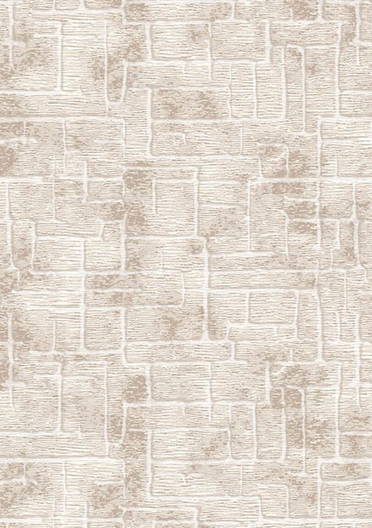 Aksu Desenli Yolluk Prime 200 Cm Stan Bej