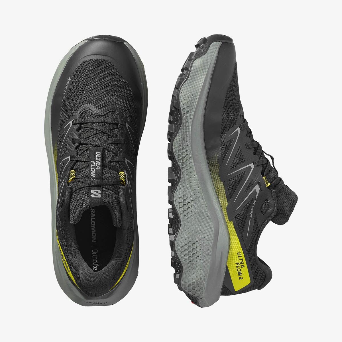 Salomon Ultra Flow 2 Gore-Tex L47883200 Siyah/Füme/Sarı
