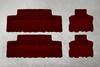 Damask Koltuk Örtüsü Maxi Takım 3+3+1+1 Bordo