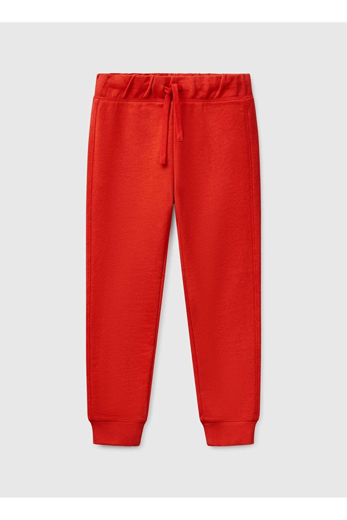 Benetton Pantolon Erkek Çocuk 3J68CF058 Kırmızı