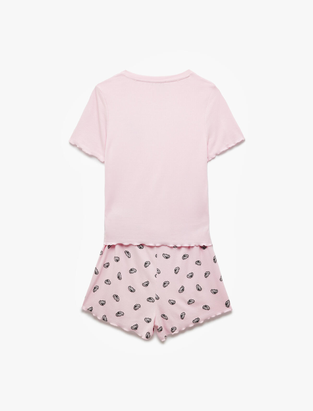 Koton Pijama Takımı 5SLK40024MK Pembe