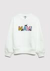 Mavi Sweatshirt Kız Çocuk M7S10169-70057 Ekru