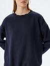 Koton Sweatshirt 5WAL10183IK Lacivert
