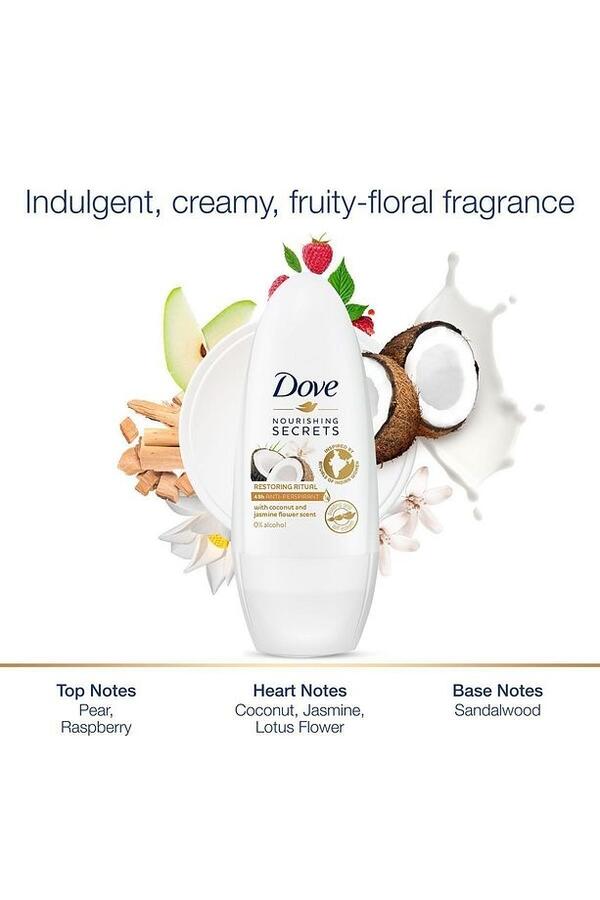 Dove Kadın Roll-On Hindistan Cevizi Yasemin Çiçeği 50Ml