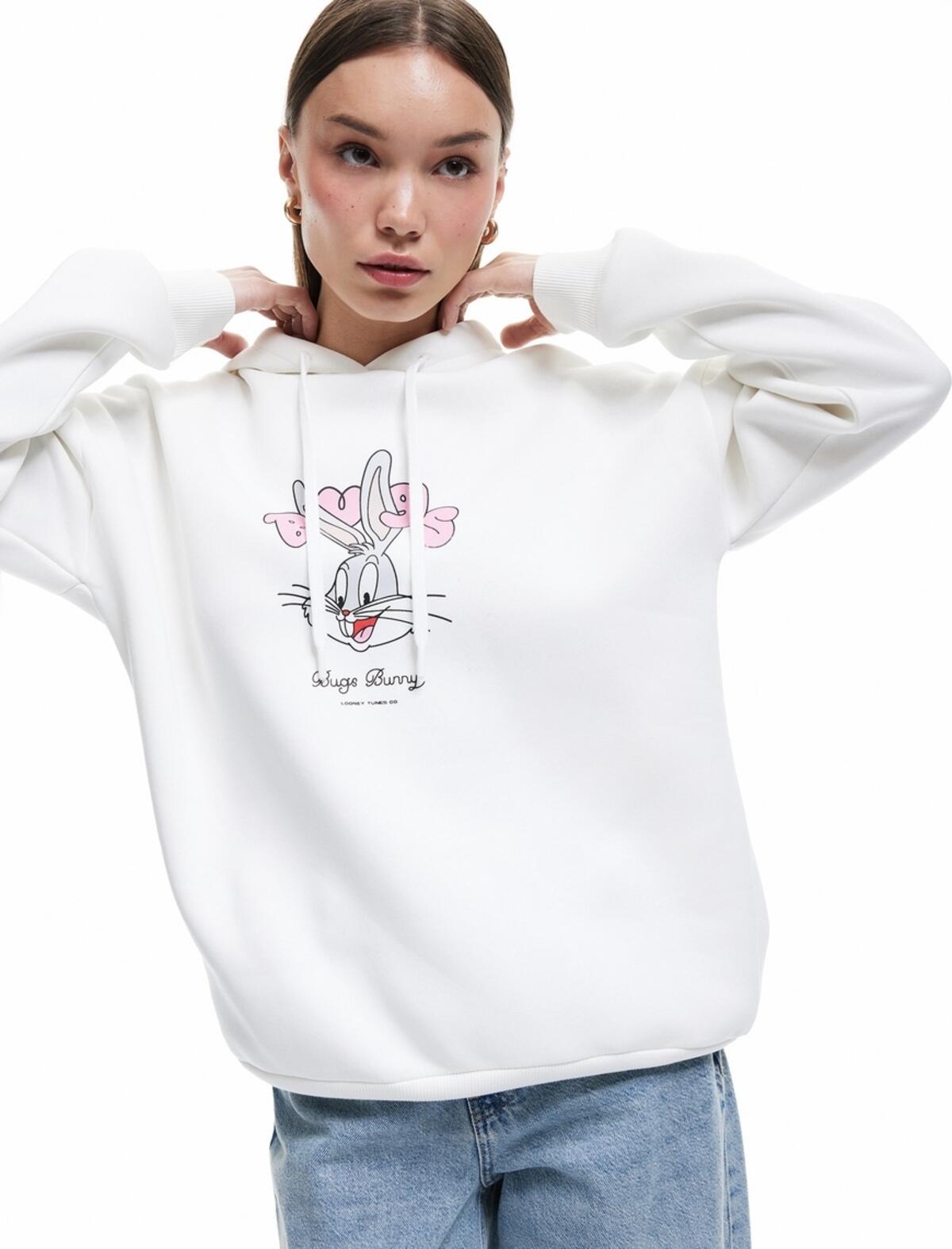 Koton Sweatshirt 6WAL10159IK Ekru