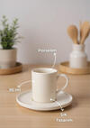 Bambum Kahve Fincan Tk 6Lı Icon B6586