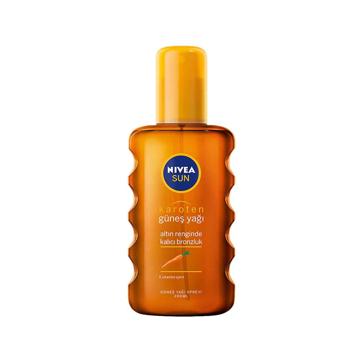 Nivea Sun Güneş Yağı Spreyi Karoten Özlü 200Ml