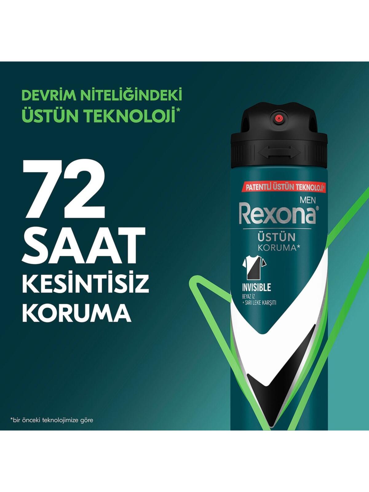 Rexona Erkek Deodorant Invisible Mint Fresh 150Ml