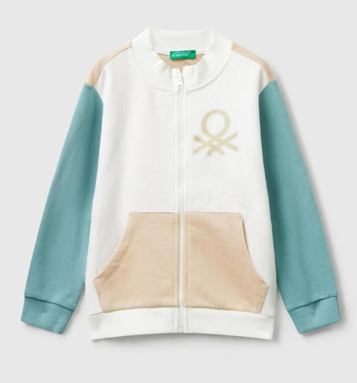 Benetton Sweatshirt Kız Bebek BNT-BG 3J70G503U-25K Beyaz