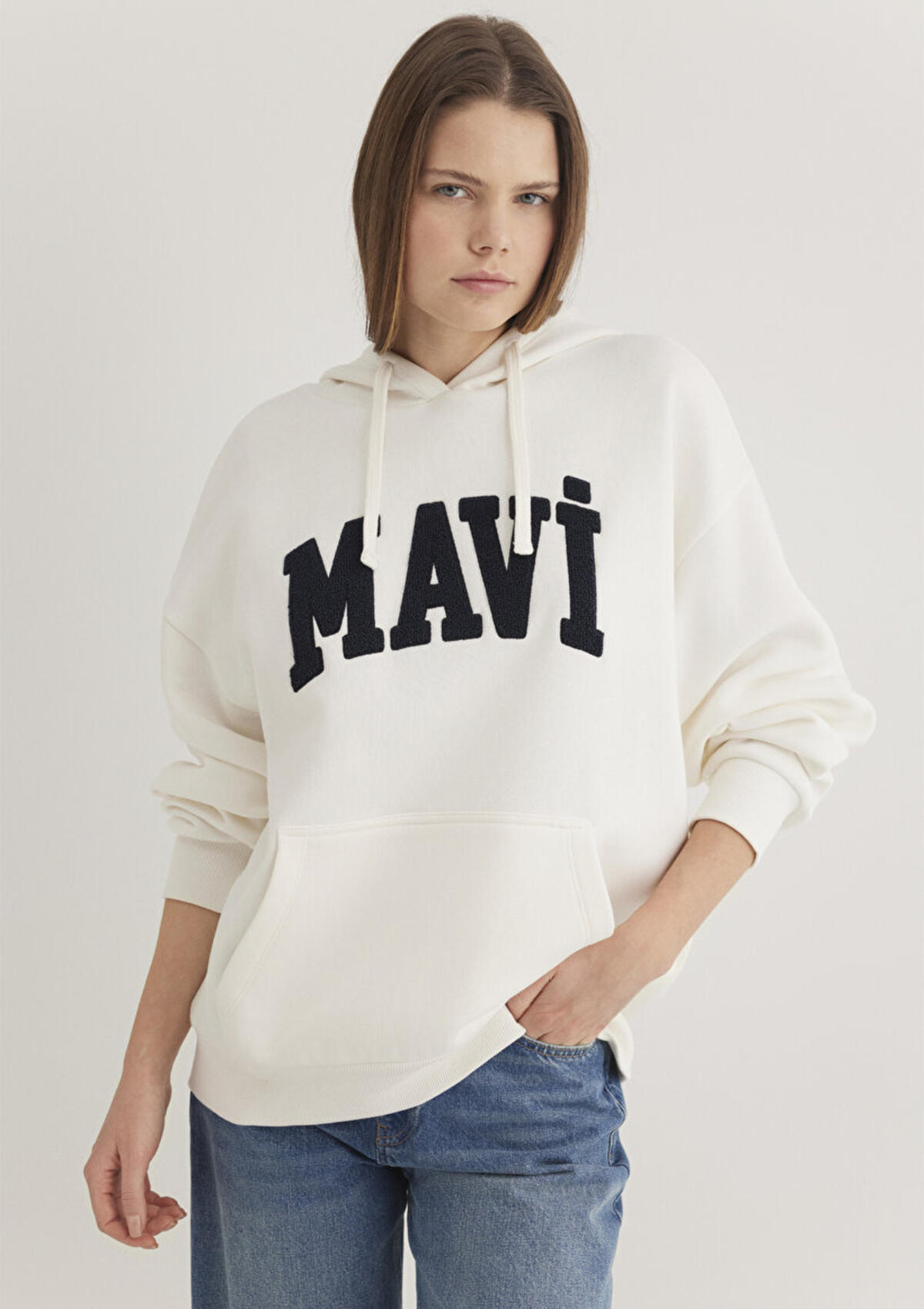 Mavi Sweatshirt M1S10175-80194 Beyaz
