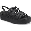 Crocs Brooklyn Strappy Lowwdg 206751_001 Black