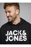 Jack&Jones Sweatshirt 12163777 Siyah EU4XL US2XL