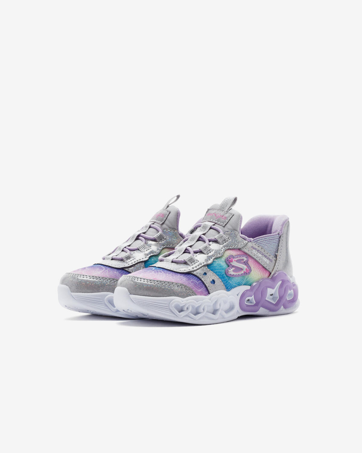Skechers İnfinite Heart Lights Smlt 303755 Gümüş