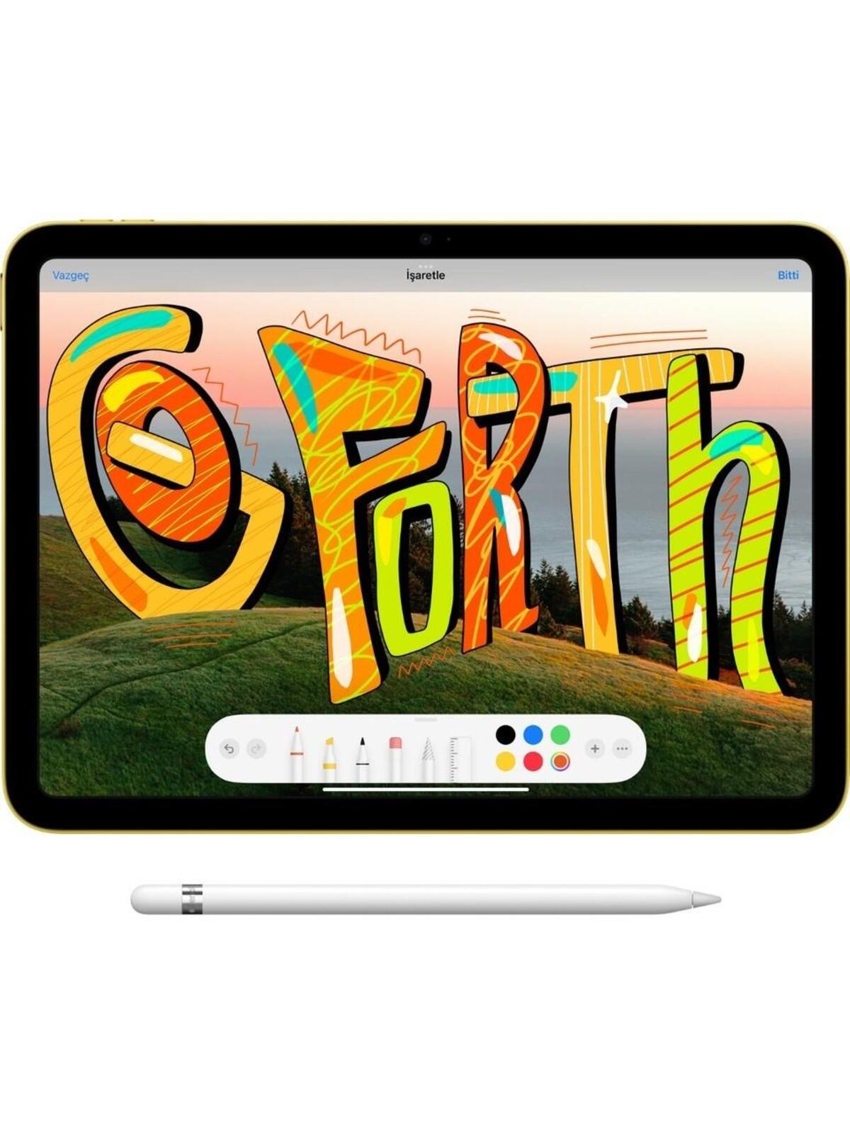 Apple iPad 10.nesil MCM74TU/A 64GB 10.9 Wi-Fi Gümüş