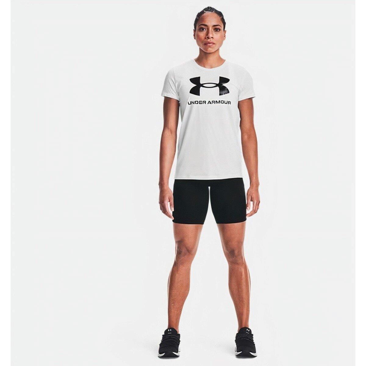 Under Armour Ua W Sportstyle Logo Ss 1356305-102 Beyaz