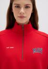 Mavi Sweatshirt M1S10373-90742 Kırmızı