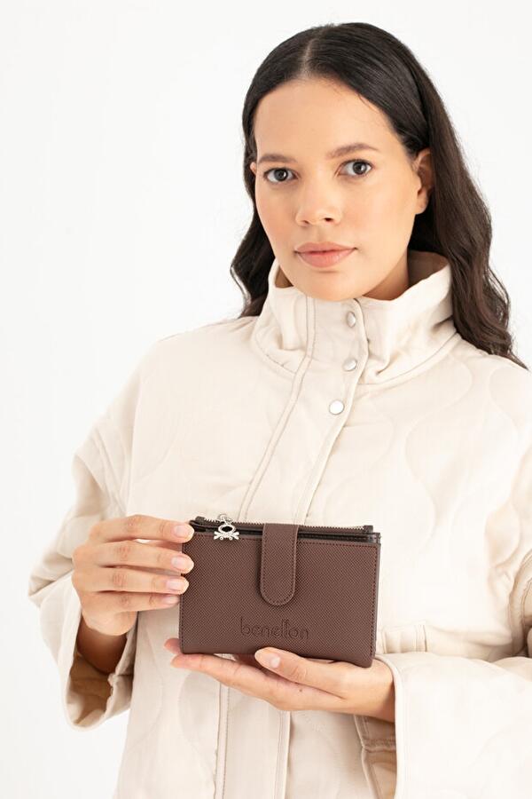 United Colors Of Benetton Kadın Cüzdan BNT_1656 Kahve