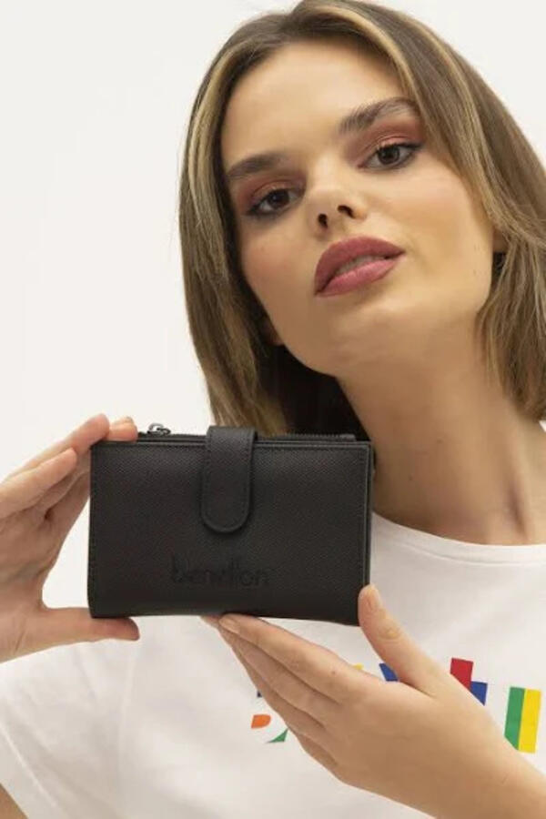 United Colors Of Benetton Kadın Cüzdan BNT_1300 Siyah