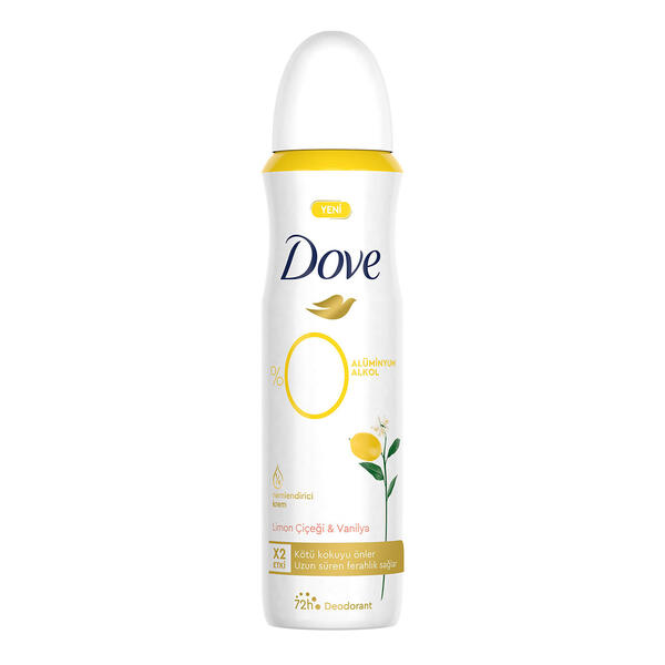 Dove Kadın Deodorant Limon Çiçeği ve Vanilya 150Ml