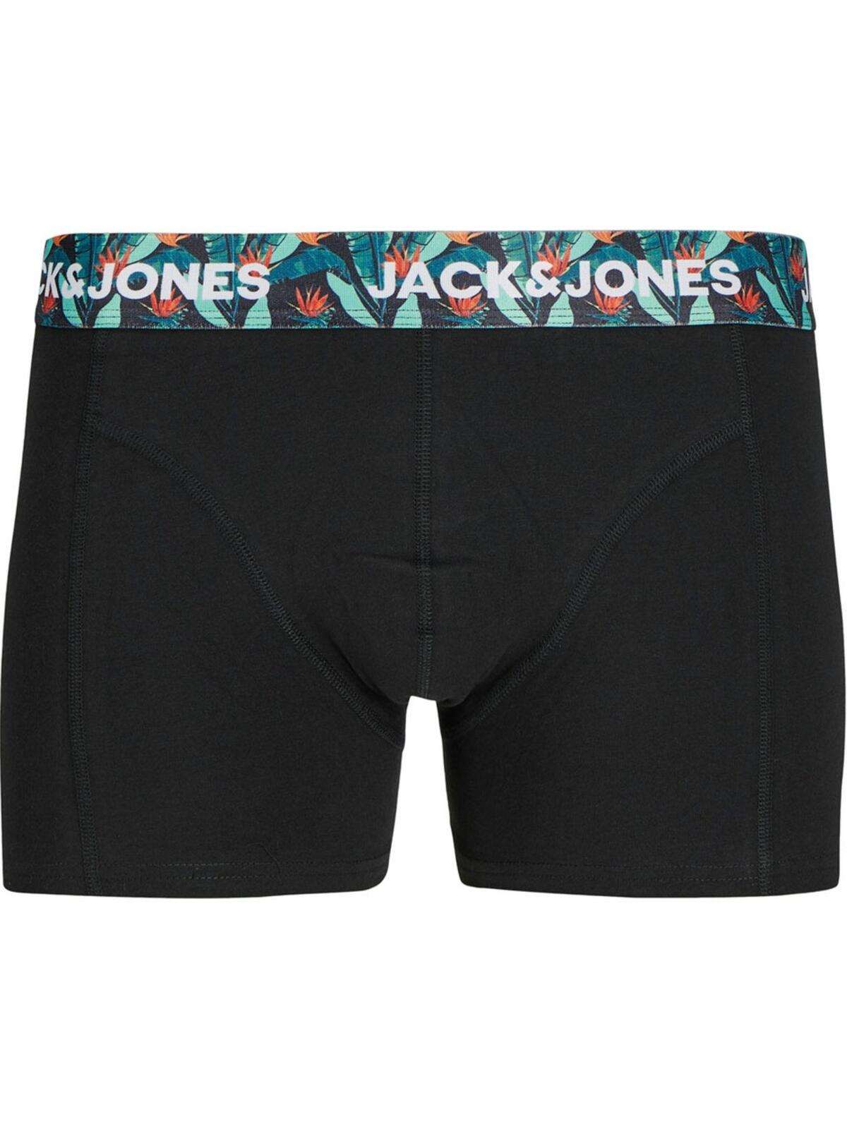 Jack&Jones Boxer 3Lü 12272129 Siyah