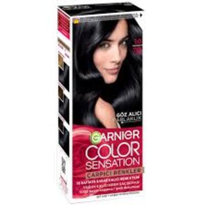 Garnier Saç Boyası Çarpıcı Renkler No:1.0 Yoğun Siyah (Dy)