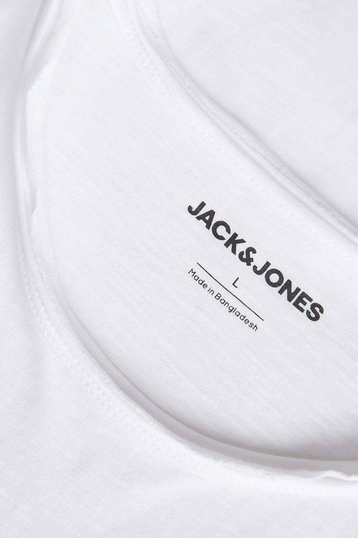 Jack&Jones Tişört 12270579 Kırık Beyaz
