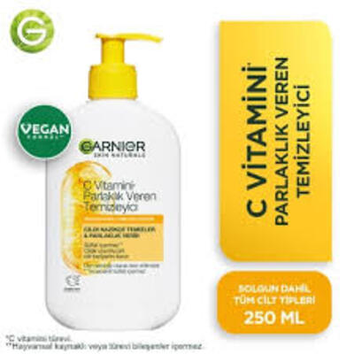 Garnier Temizleyici Vitamin C Parlaklık 250Ml (Dy)