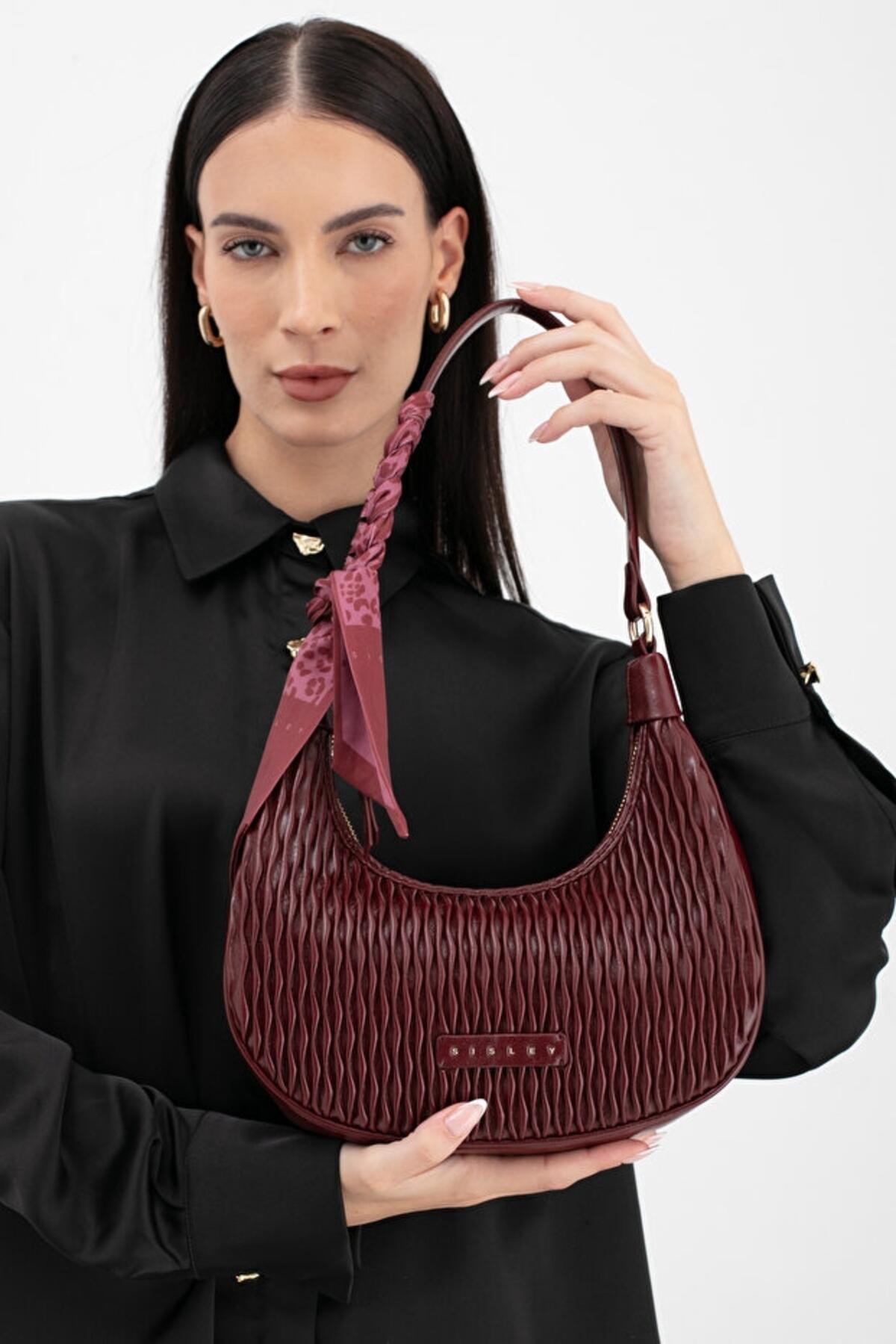 Sisley Kadın Kol Çantası SLY_292 Bordo