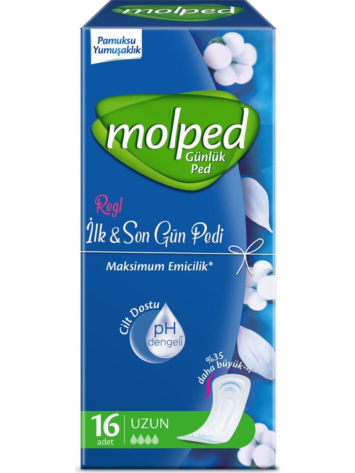 Molped Günlük Ped İlk&Son Gün 16Lı