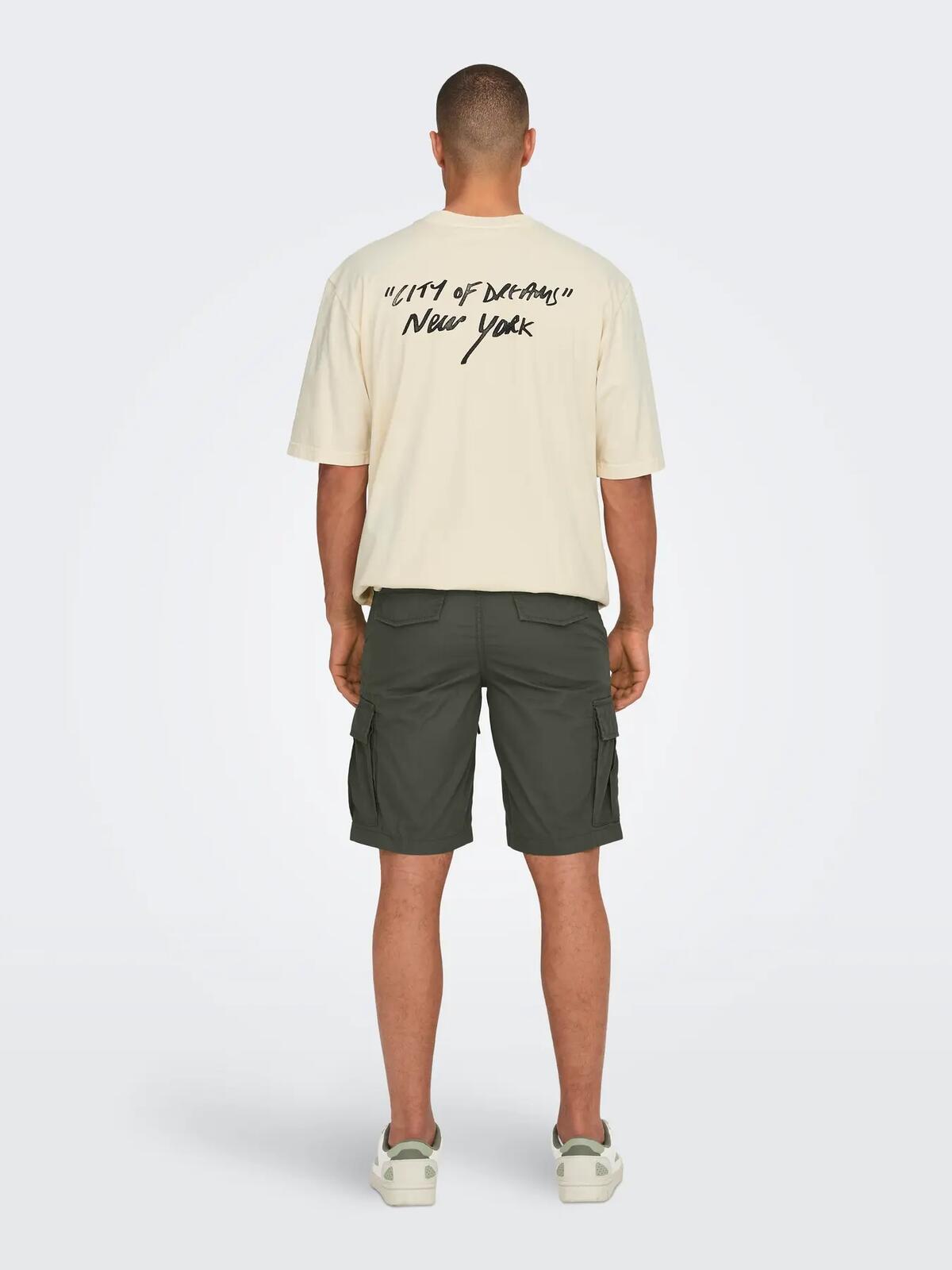 Only&Sons Şort 22029214 Koyu Haki