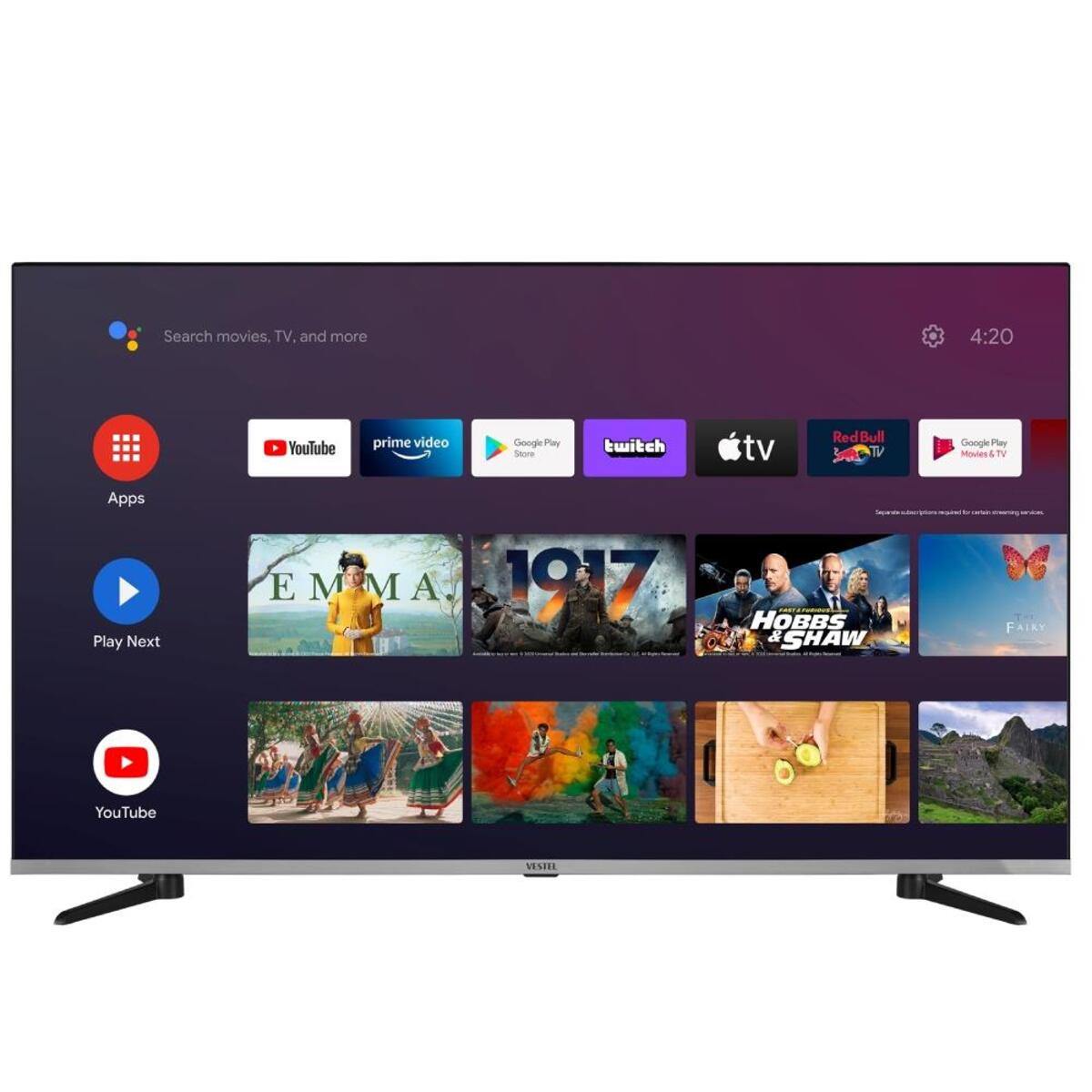 Vestel Led Tv 50" 50QA9700 Qled 4K Android