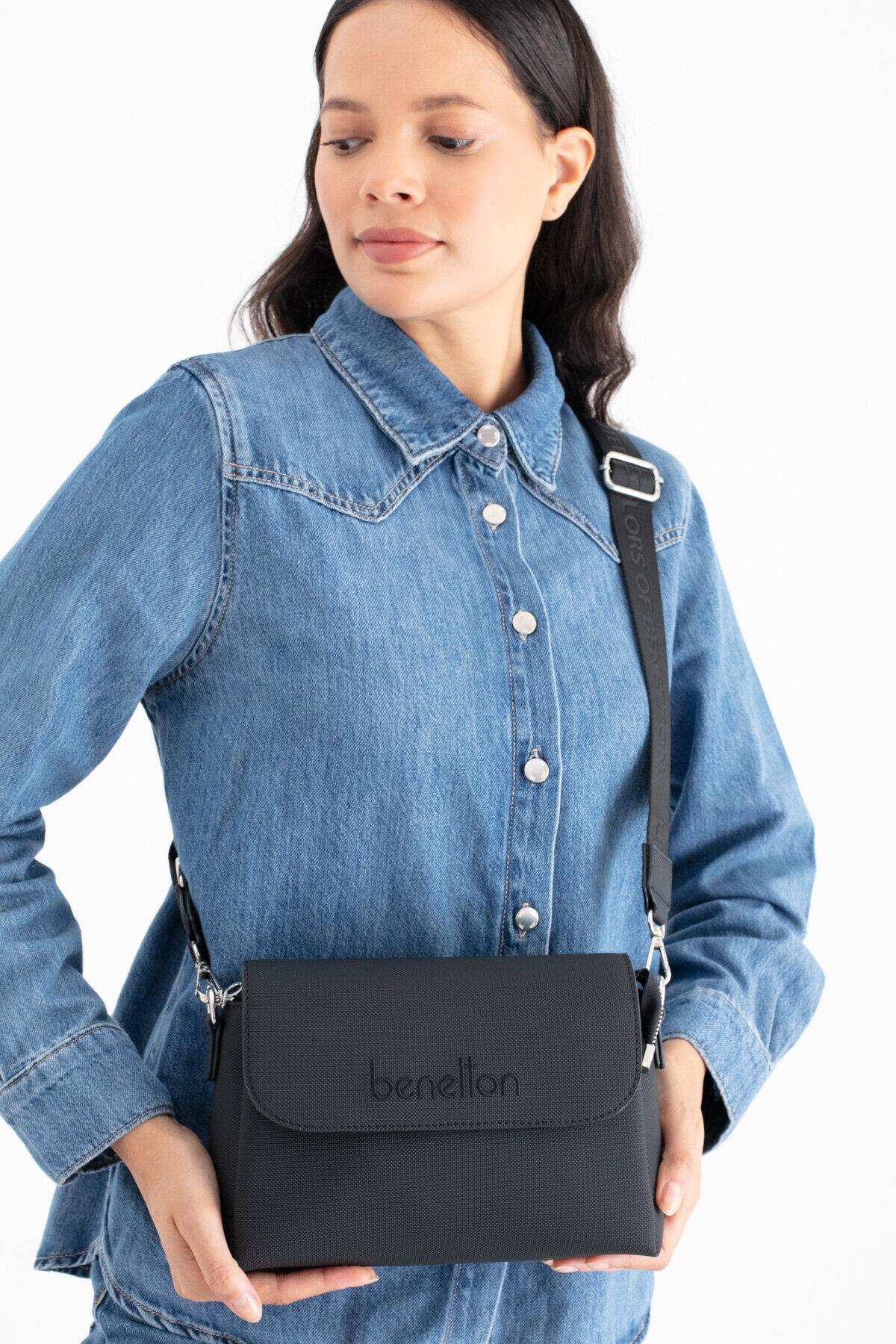 United Colors Of Benetton Kadın Kol Çantası BNT_1677 Siyah