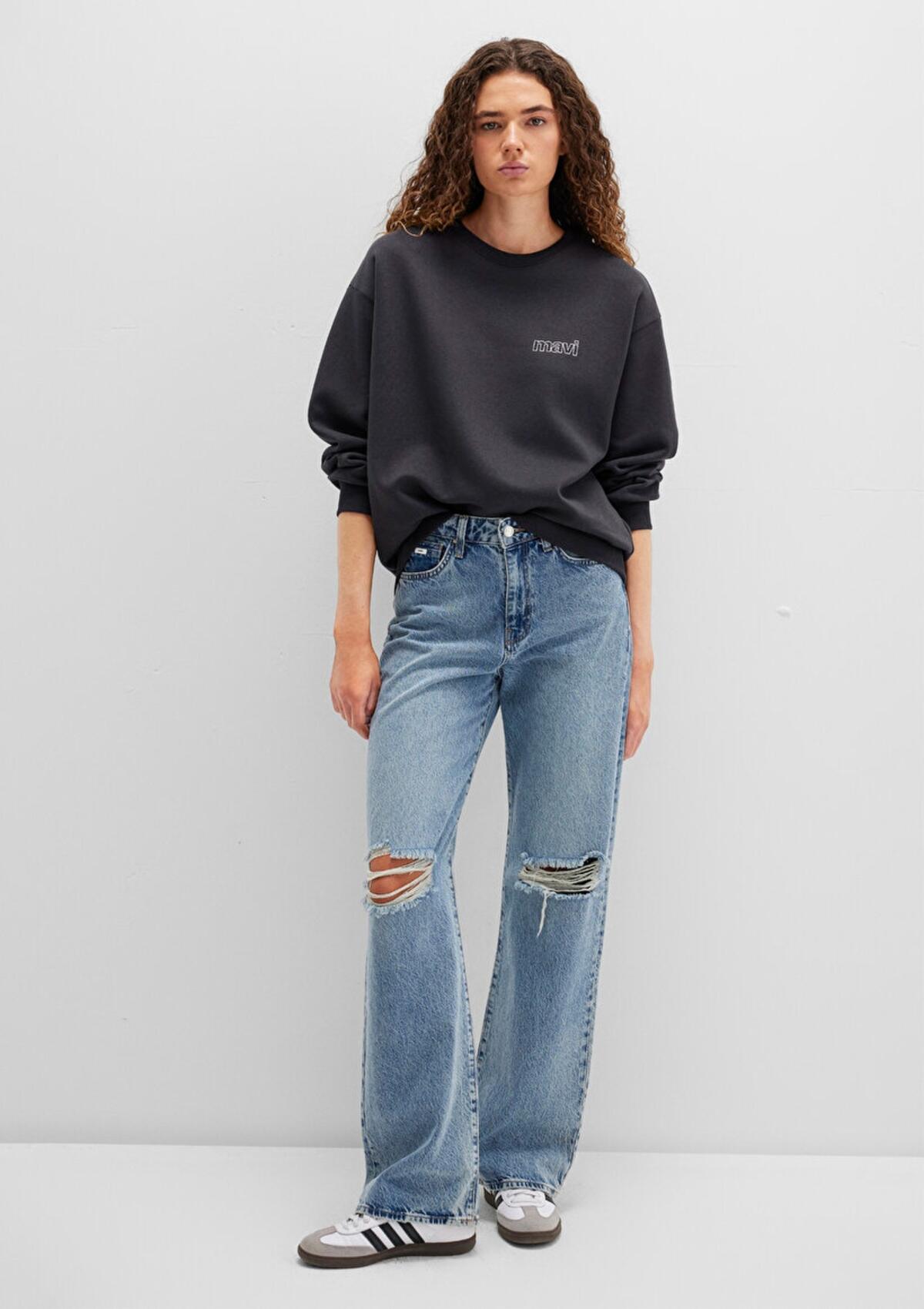 Mavi Sweatshirt M1611656-82185 Antrasit